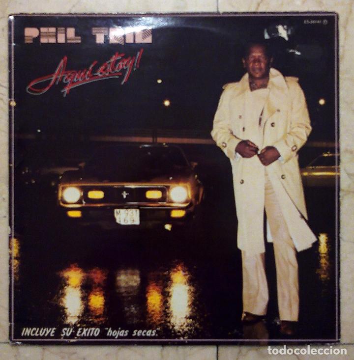 Discos de vinilo: LP PHIL TRIM - AQU&Iacute; ESTOY - EXPLOSION 1981. - Foto 1