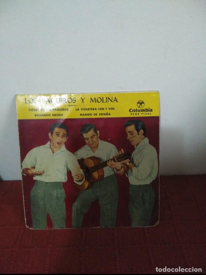 Discos de vinilo: single los paquiros y molina  1960 - Foto 1