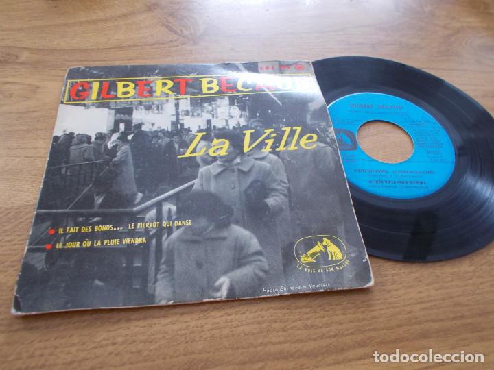 Discos de vinilo: GILBERT BECAUD, LA VILLE, - Foto 1
