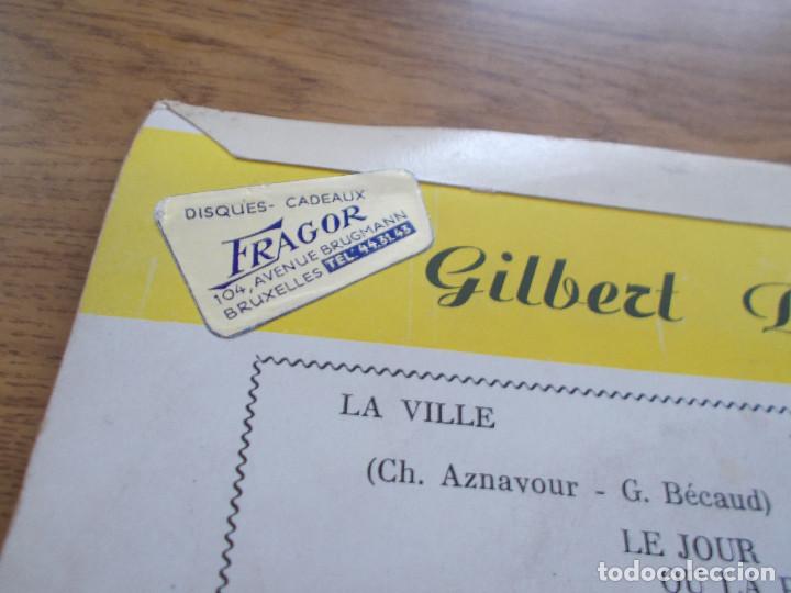 Discos de vinilo: GILBERT BECAUD, LA VILLE, - Foto 3