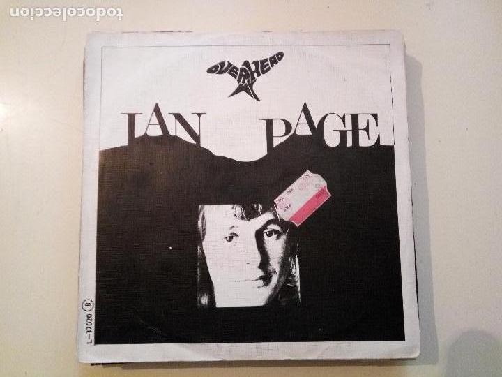 Discos de vinilo: IAN PAGE - OVER MY HEAD - Foto 1