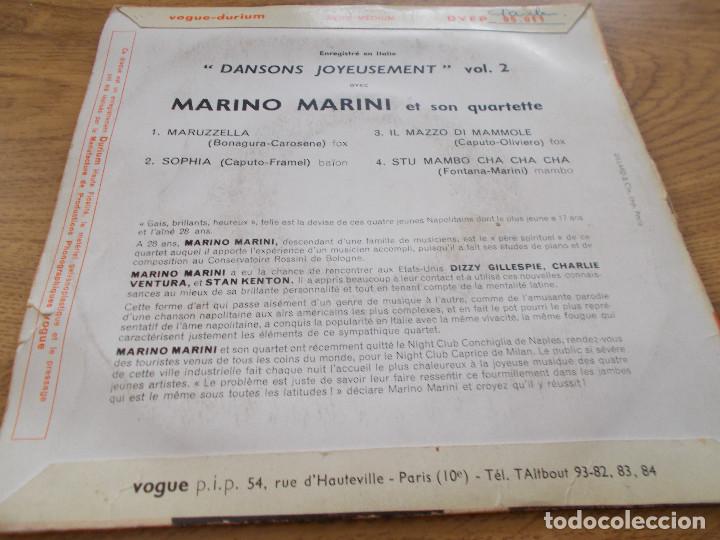 Discos de vinilo: MARINO MARINI, DANSONS JOYEUSEMENT VOL 2 - Foto 2