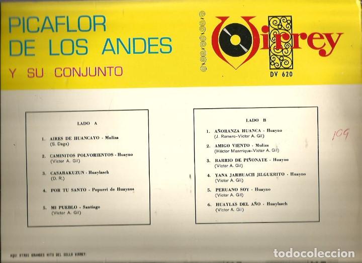 Lp Picaflor De Los Andes Y Su Conjunto Edicio Comprar Discos