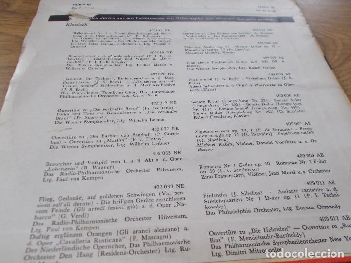 Discos de vinilo: COR DE GROOT,POLICHINELLE, PAVANNE, SABRE DANCE - Foto 2