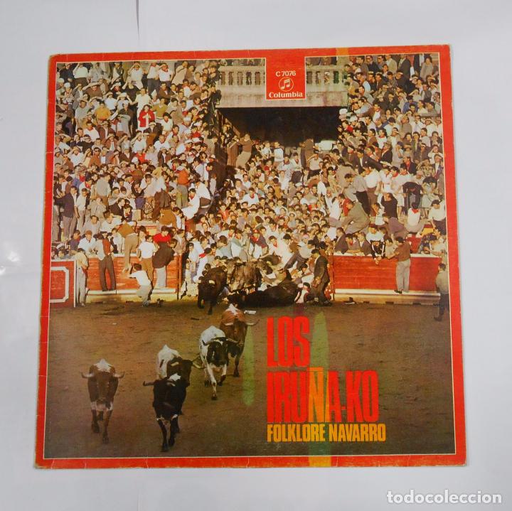 Discos de vinilo: LOS IRU&Ntilde;A-KO. FOLKLORE NAVARRO. TDKDA15 - Foto 1