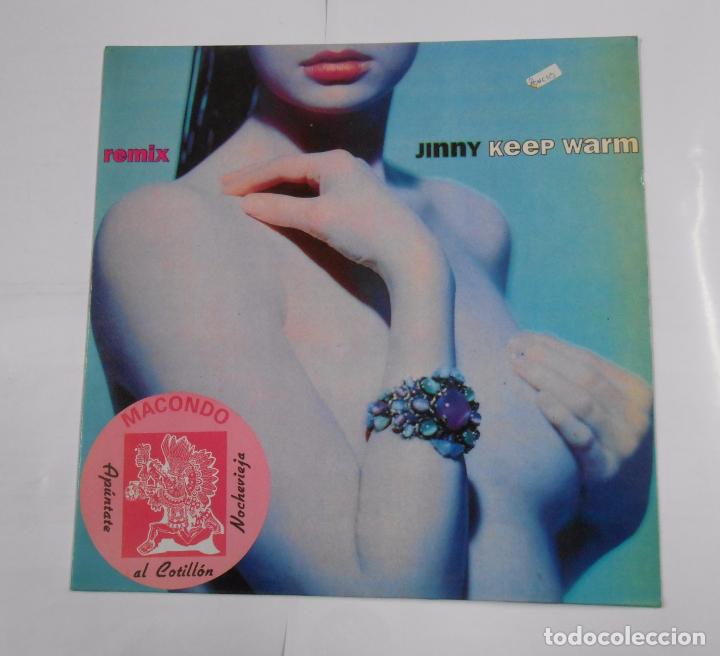 Discos de vinilo: JINNY. KEEP WARM. REMIX. TDKDA15 - Foto 1