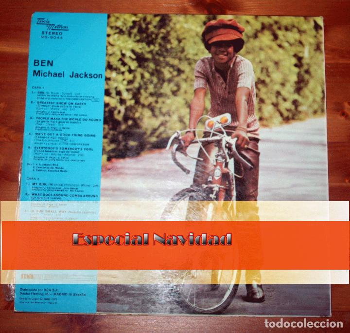 Discos de vinilo: VINILO MICHAEL JACKSON, BEN - Foto 1