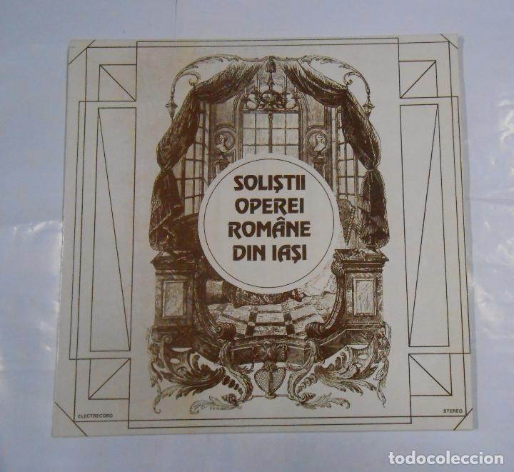 Dischi in vinile: SOLISTII OPEREI ROMANE DIN IASI. MUSICA RUMANA. OPERA. TDKDA15