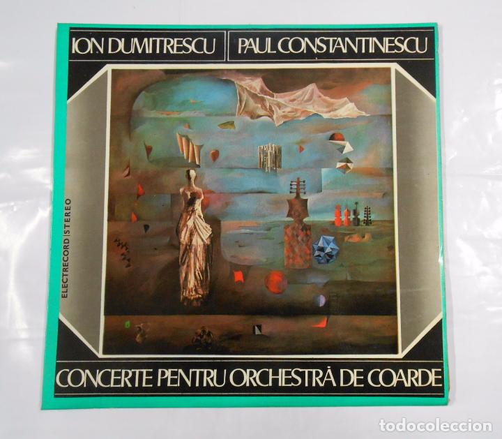 Dischi in vinile: ION DUMITRESCU. PAUL CONSTANTINESCU. CONCERTE PENTRU ORCHESTRA DE COARDE. RUMANIA. TDKDA15