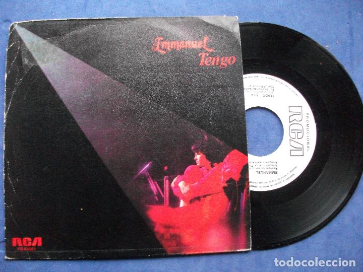 Discos de vinilo: EMMANUEL  TENGO SINGLE SPAIN 1983  PDELUXE - Foto 1