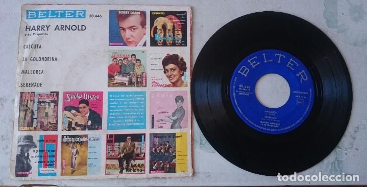 Discos de vinilo: Harry Arnold: Calcutta + 3 (BELTER 1961) - Foto 2