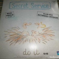 Discos de vinilo: SECRET SERVICE - DO IT - MAXI SINGLE 45 R.P.M. - ORIGINAL ALEMAN - TELDEC 1984 - MUY NUEVO (5). Lote 67926657