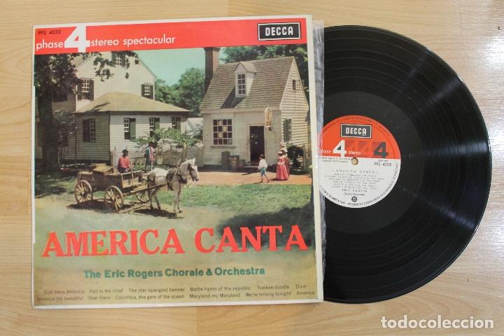 Discos de vinilo: LP AMERICA CANTA ERIC ROGERS 1964 - Foto 1