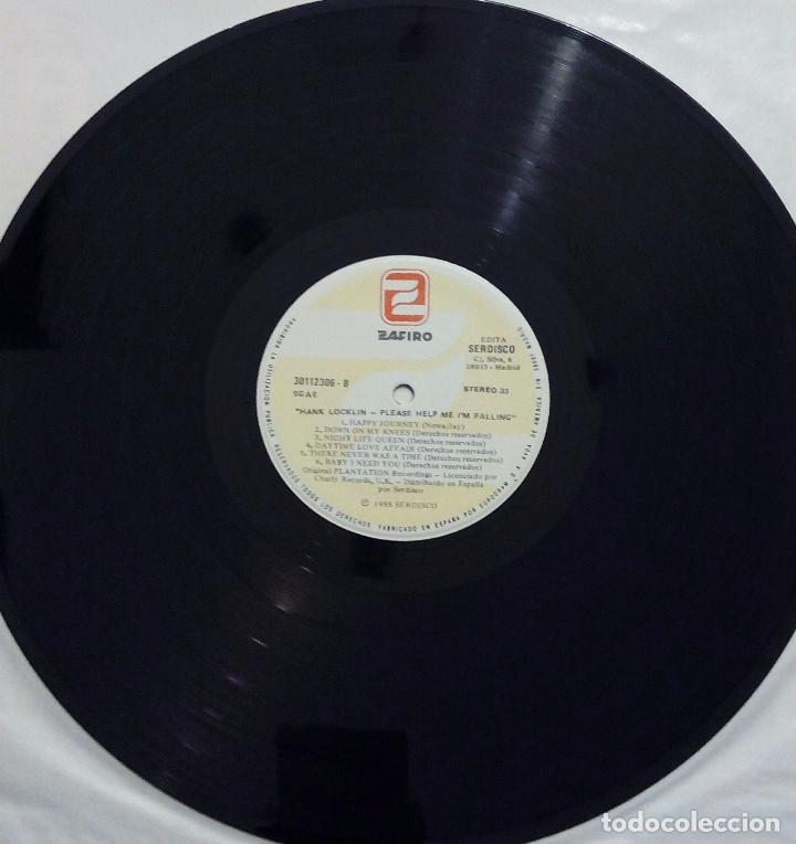 Discos de vinilo: LP HANK LOCKLIN - PLEASE HELP ME IM FALLING - ZAFIRO 1988. - Foto 5