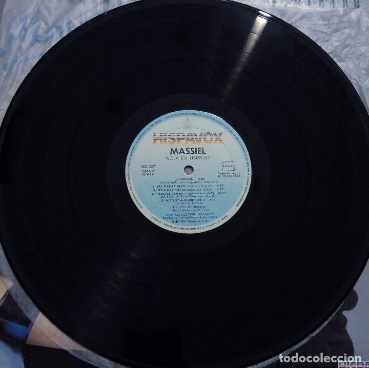 Discos de vinilo: LP MASSIEL - LIBERTAD - HISPAVOX 1984. - Foto 4