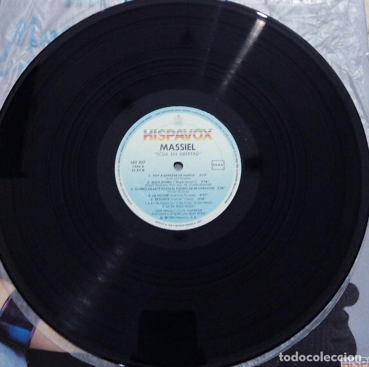Discos de vinilo: LP MASSIEL - LIBERTAD - HISPAVOX 1984. - Foto 5