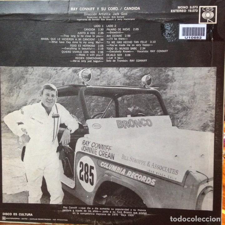 Discos de vinilo: LP argentino de Ray Conniff y su coro a&ntilde;o 1970 - Foto 2
