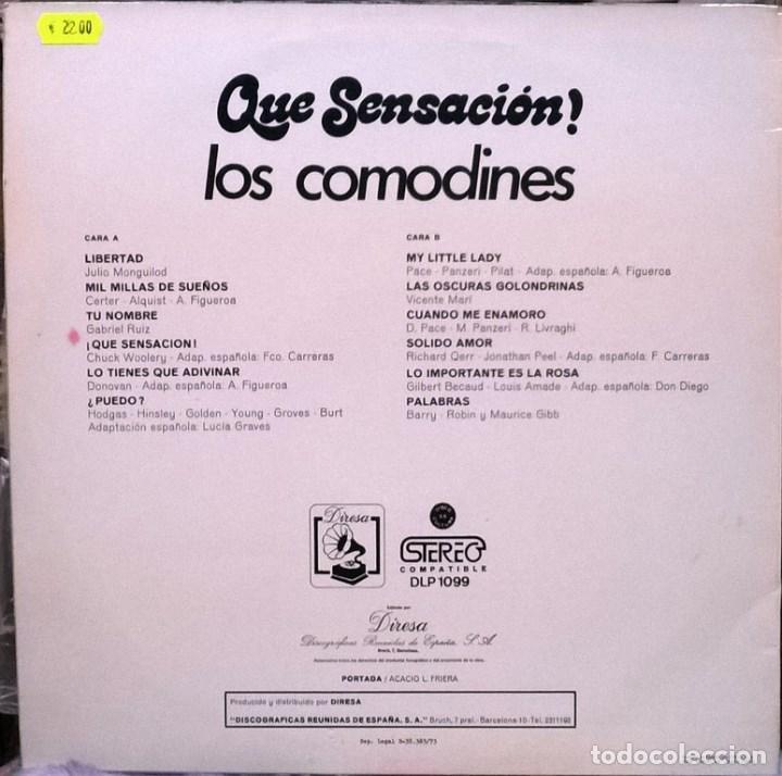 Discos de vinilo: Comodines. Qu&eacute; sensaci&oacute;n! Diresa, Esp. 1973 LP como nuevo - Foto 2