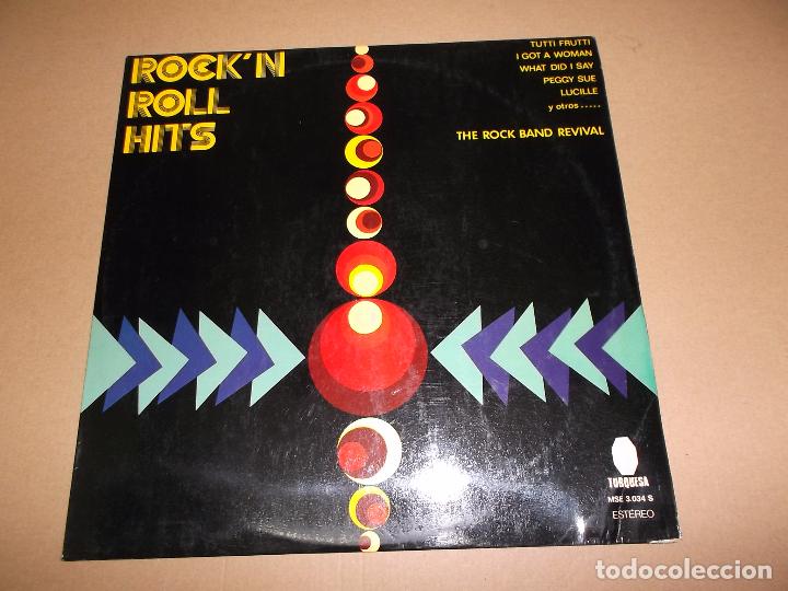 Discos de vinilo: THE ROCK BAND REVIVAL (LP) ROCK &lsquo;N&rsquo; ROLL HITS A&Ntilde;O 1974