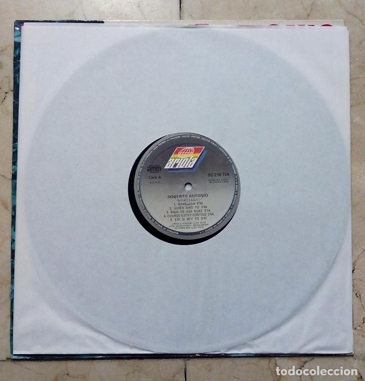 Discos de vinilo: LP ROBERTO ANTONIO - MAREJADA - ARIOLA 1990. - Foto 3