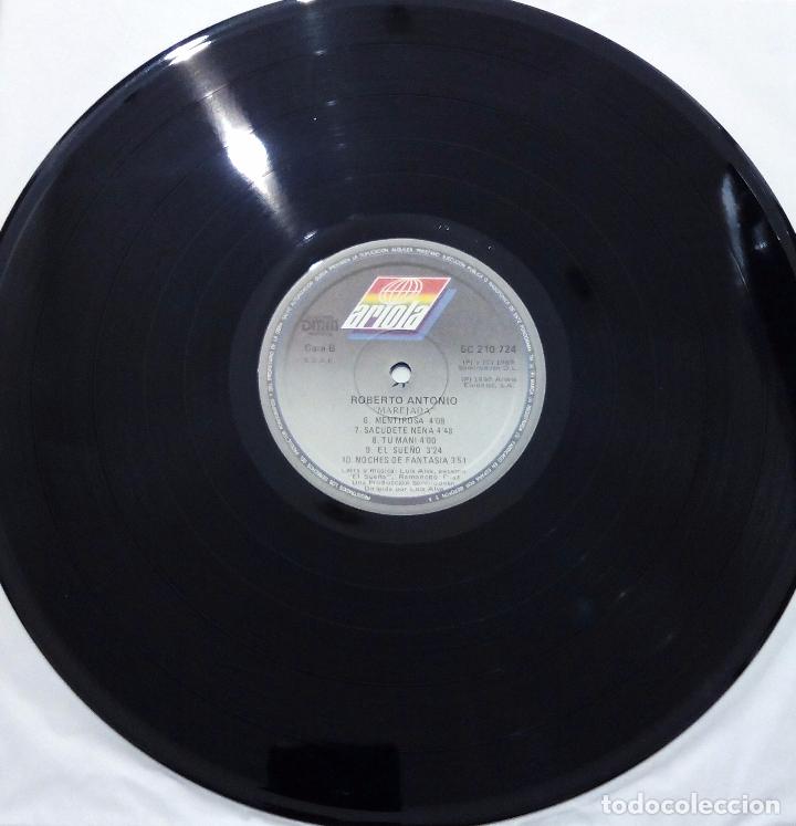 Discos de vinilo: LP ROBERTO ANTONIO - MAREJADA - ARIOLA 1990. - Foto 5