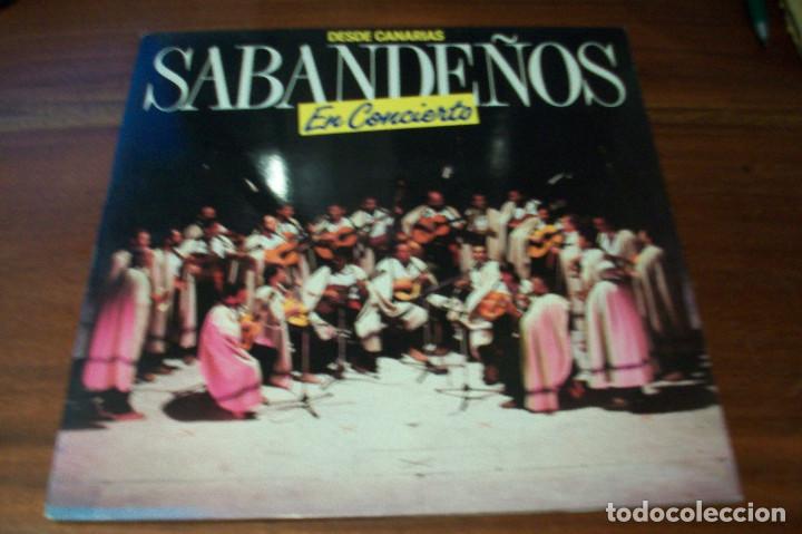 Discos de vinilo: DESDE CANARIAS SABANDE&Ntilde;OS EN CONCIERTO-2 LP - Foto 1