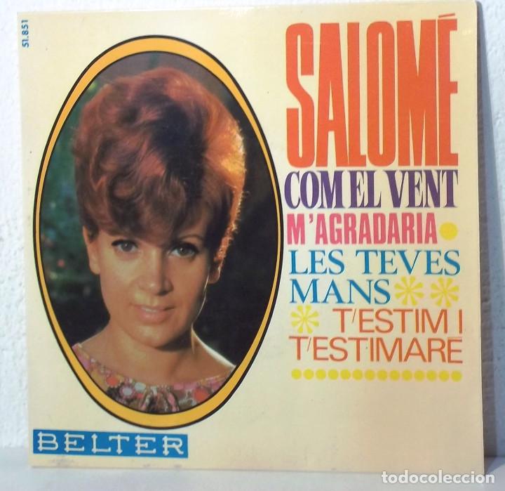 Discos de vinilo: SALOME - SINGLE - COM EL VENT - Foto 1