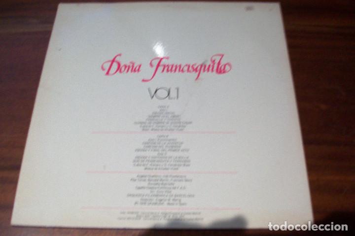 Discos de vinilo: DO&Ntilde;A FRANCISQUITA-VOL.1 - Foto 2