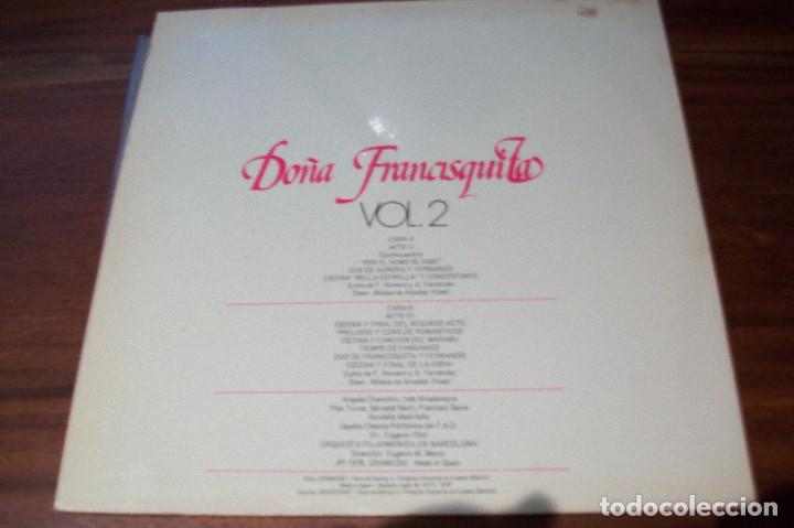 Discos de vinilo: DO&Ntilde;A FRANCISQUITA-VOL.2 - Foto 2