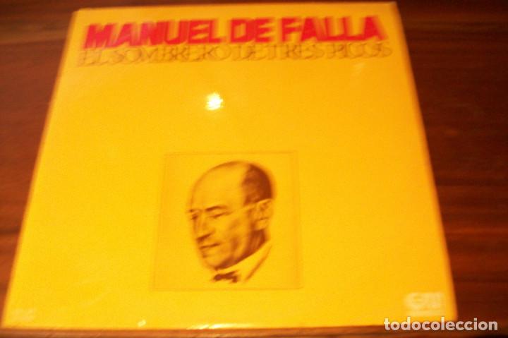 Discos de vinilo: MANUEL DE FALLA- EL SOMBRERO DE TRES PICOS - Foto 1
