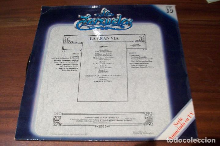 Discos de vinilo: LA ZARZUELA- LA GRAN VIA - Foto 2