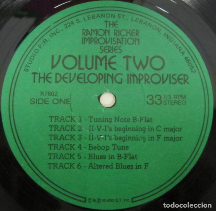 Discos de vinilo: RAMON RICKER - THE RAMON RICKER IMPROVISATION SERIES VOLUMEN TWO / THE DEVELOPING IMPROVISER - Foto 2
