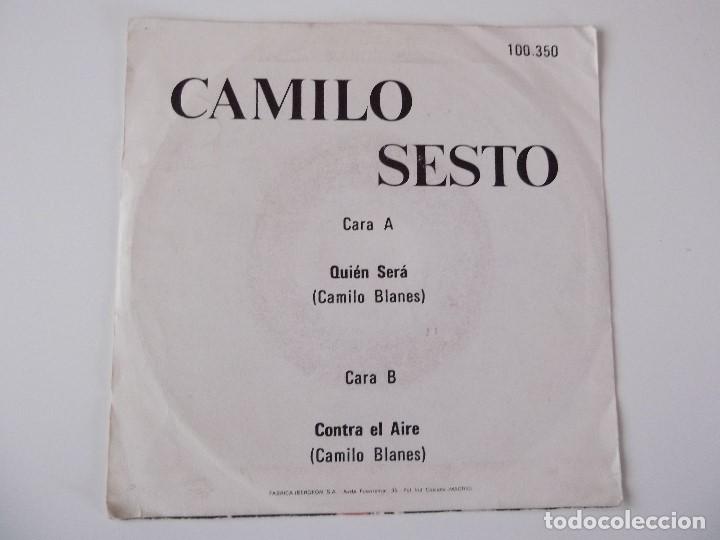 Discos de vinilo: CAMILO SESTO - Qui&eacute;n ser&aacute; - Foto 2