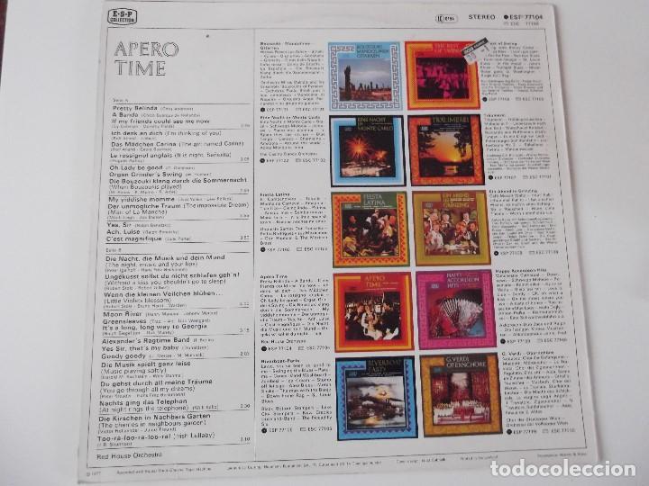 Discos de vinilo: THE RED HOUSE ORCHESTRA - Apero Time 28 Hits - Foto 2