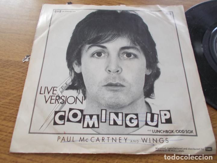 Discos de vinilo: PAUL MAcCARTNEY, COMING UP - Foto 3