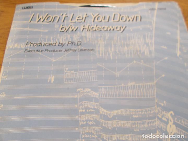Discos de vinilo: P.H.D. I WON&acute;T LET YOU DOWN. HIDEAWAY, - Foto 2