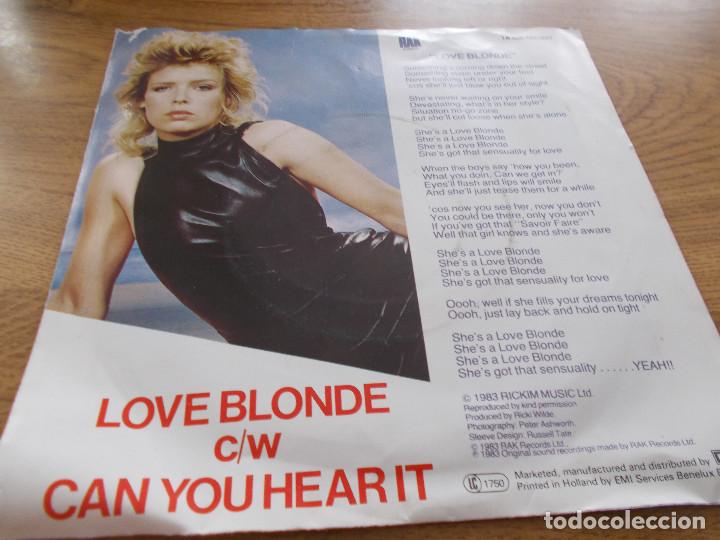 Discos de vinilo: KIM WILDE. LOVE BLONDE. - Foto 2