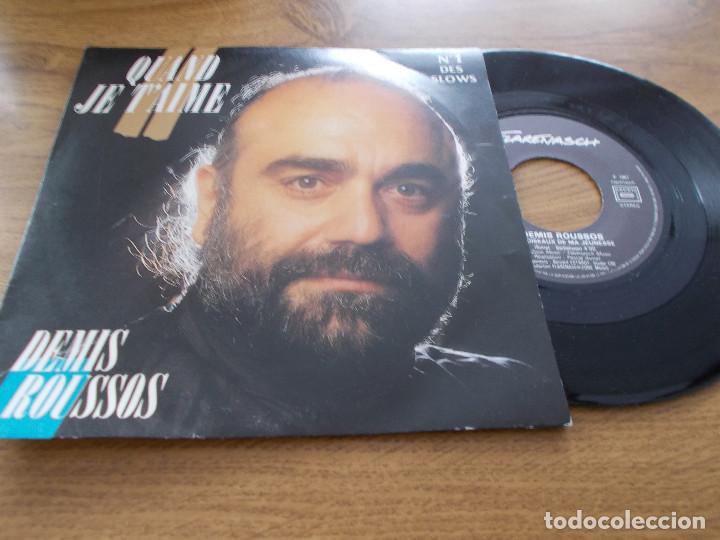 Discos de vinilo: DEMIS ROUSSOS. QUAND JE T&acute;AIME - Foto 1