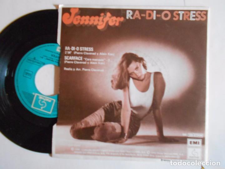 Discos de vinilo: JENNIFER-SINGLE RA-DI-O STRESS-1982 - Foto 2