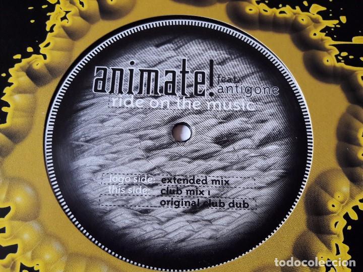 Discos de vinilo: Animate! Feat. Antigone - Ride On The Music - Foto 1