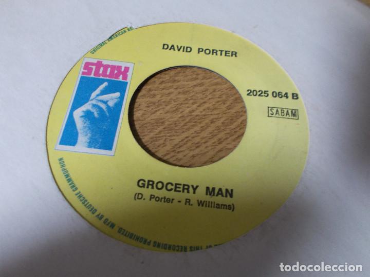 Discos de vinilo: DAVID PORTER, HANG ON SLOOPY.  GROCERY MAN. - Foto 3