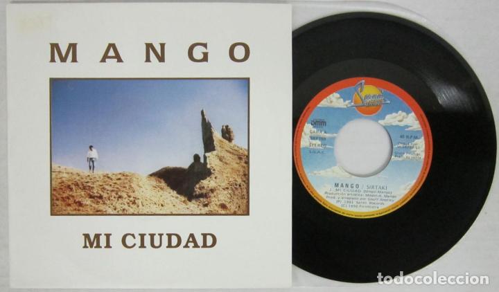 Discos de vinilo: MANGO - MI CIUDAD 2 VERSIONES - SANNI 1991 SPAIN - PROMO - Foto 1