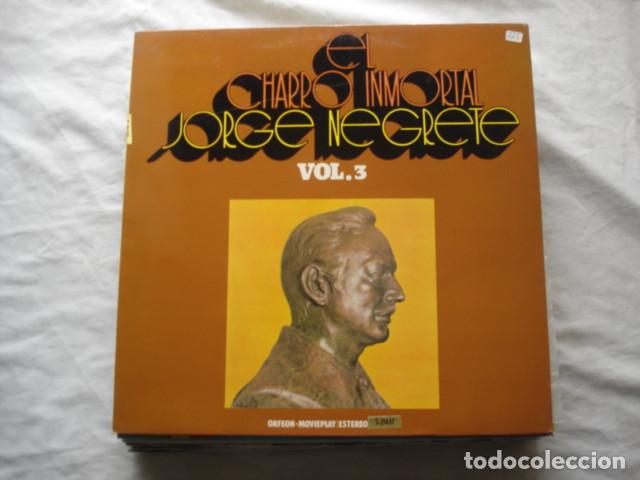 Discos de vinilo: Jorge Negrete   El Charro Inmortal, Vol.3 - Foto 1