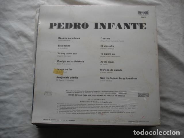 Discos de vinilo: PEDRO INFANTE (PRECINTADO)(CIRCULO DE LECTORES) - Foto 2