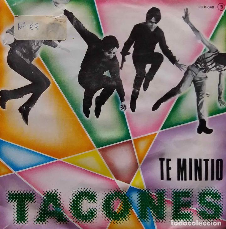 Discos de vinilo: TACONES. TE MINTI&Oacute;. SINGLE - Foto 1