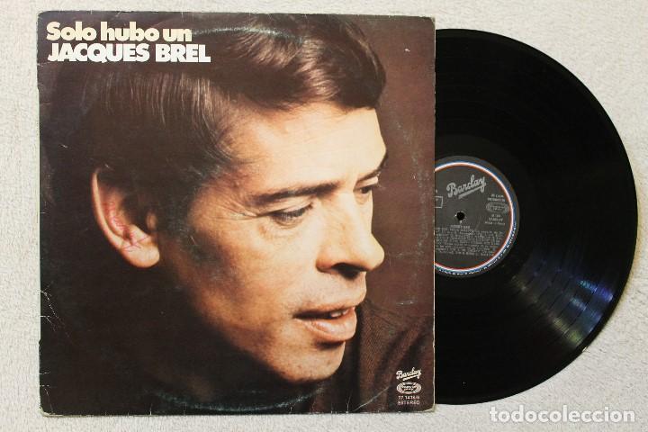 Discos de vinilo: SOLO HUBO UN JACQUES BREL LP - Foto 1