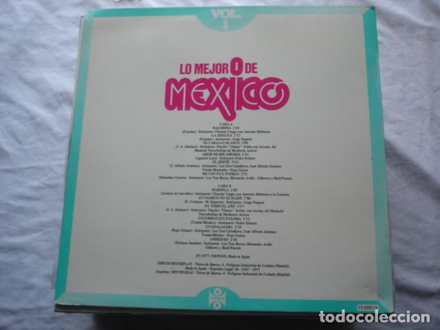 Discos de vinilo: Lo Mejor De Mexico Vol. 1 - Foto 2