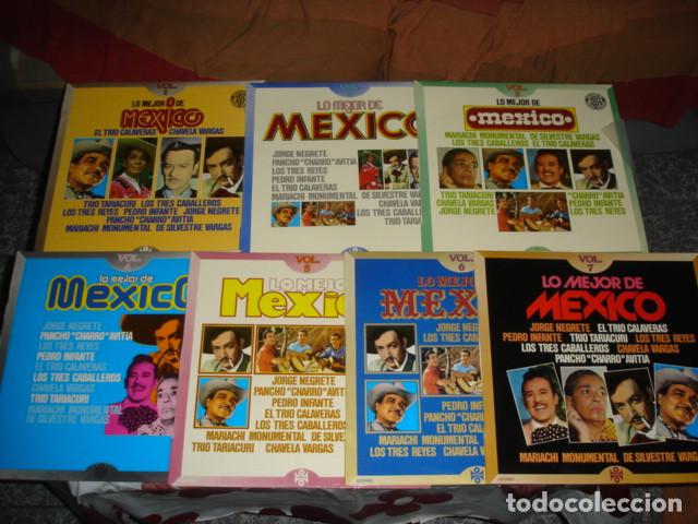Disques de vinyle: LO MEJOR DE MEXICO  7xLPS  1977 ORFEON SPAIN