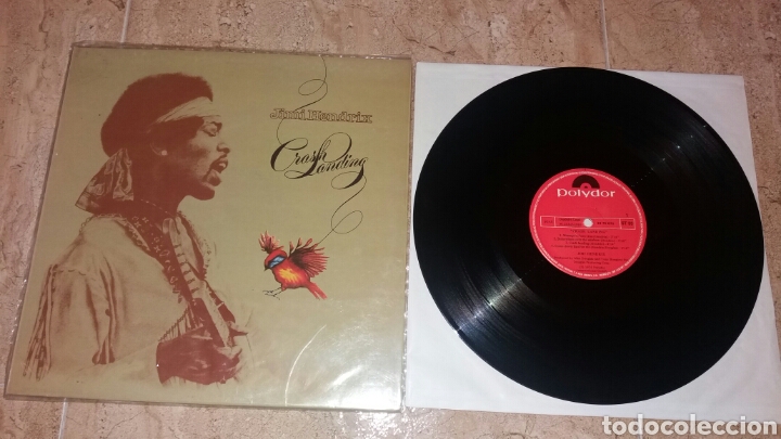 Discos de vinilo: JIMI HENDRIX &rdquo;CRASH LANDING&rdquo; SPAIN 1980. - Foto 1