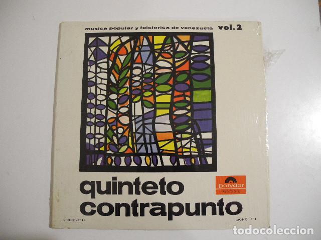 Disques de vinyle: Quinteto contrapunto. Musica popular y folclorica de Venezuela. Vol 2
